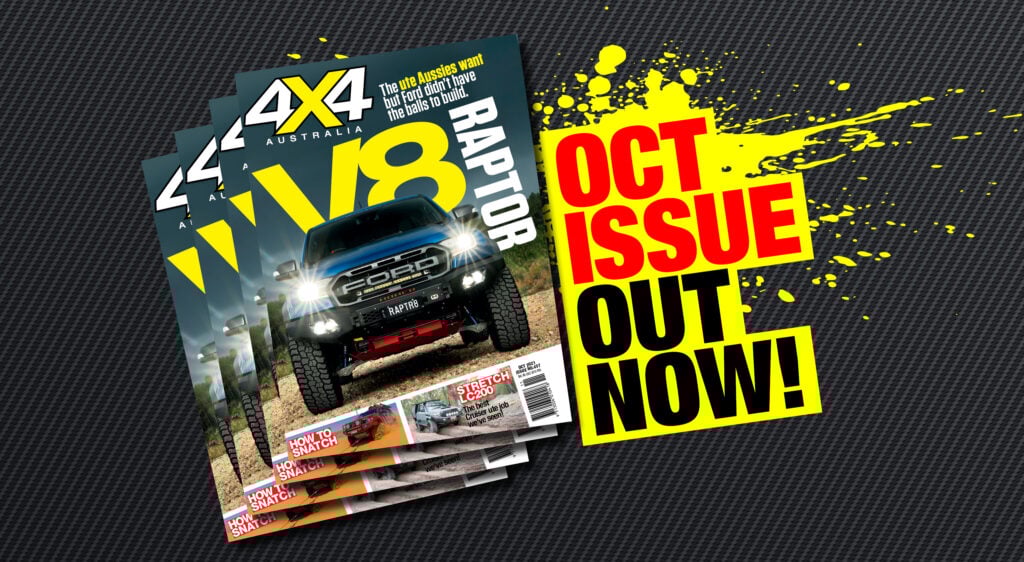 October issue of 4x4 Australia out now