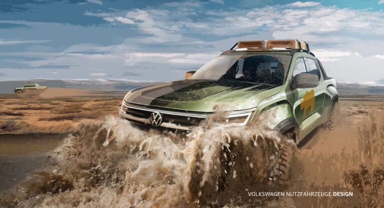 2023 Volkswagen Amarok design sketch