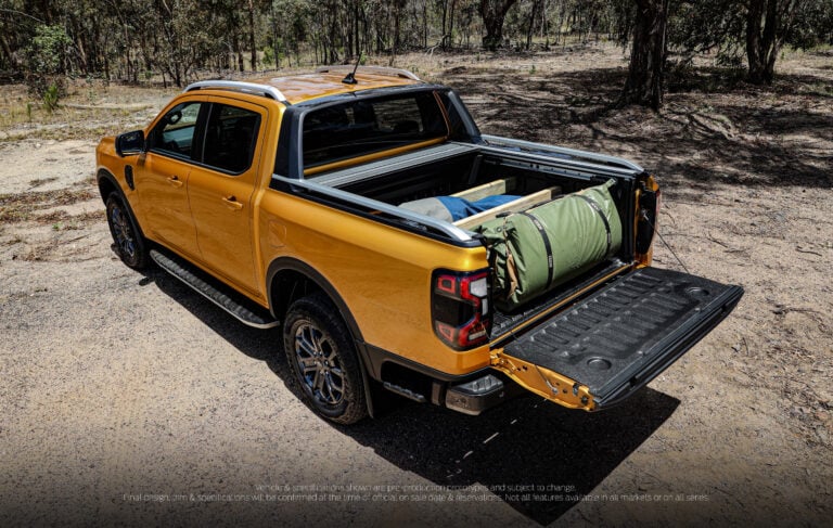 2022 Ford Ranger cargo tub