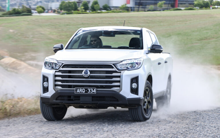 2021 SsangYong Musso XLV Grand White Australia CBrunelli