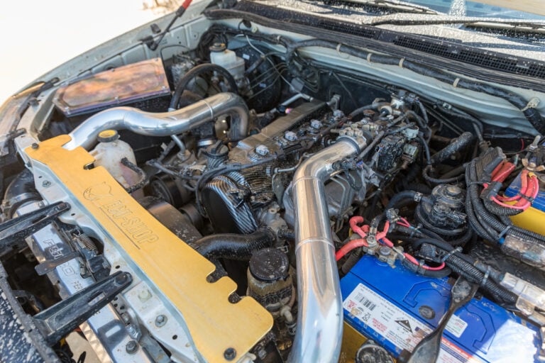 Extra air intake into engine bay