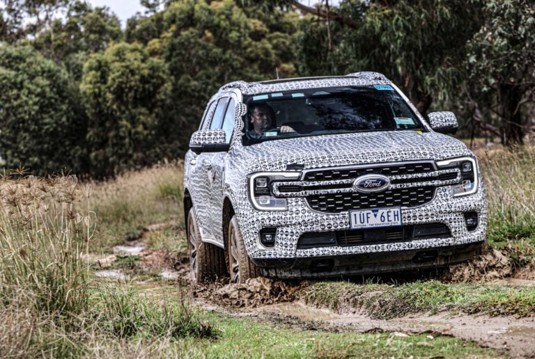 Ford Everest prototype drive