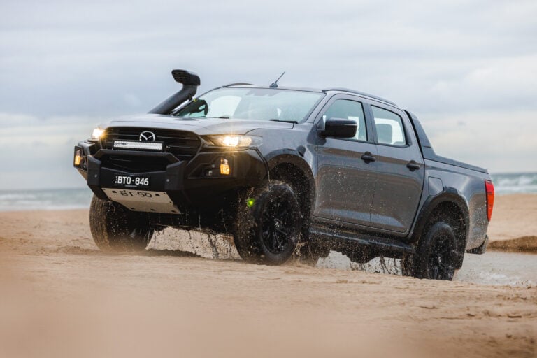 BT-50 on Fraser Island