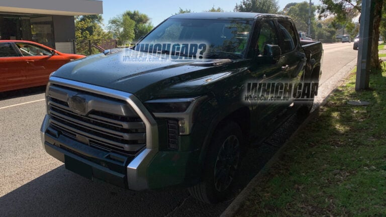 Toyota Tundra spied in Australia | Photo courtesy of Wheels reader Luke Farrell