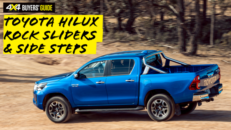 2023 Toyota Hilux rock sliders and side steps