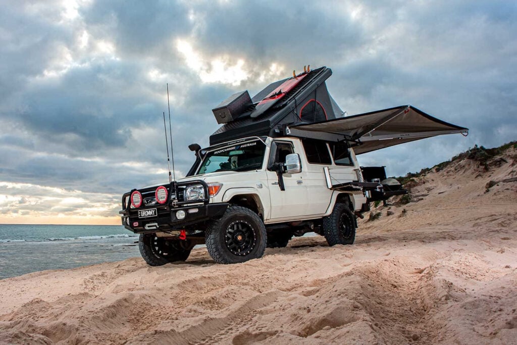 Custom Toyota LandCruiser Troop Carrier Coastal Camper review