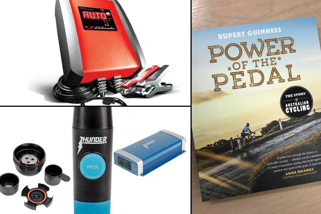 New 4x4 Gear Thunder Espresso machine Schumacher battery charger Power of the Pedal
