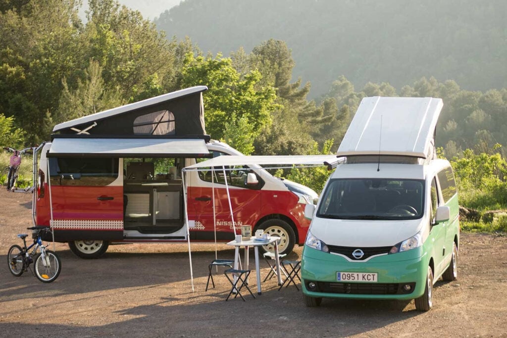 Nissan NV300 and e NV200 Camper vans unveiled