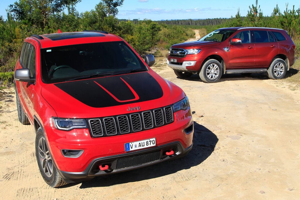2017 Jeep Grand Cherokee Trailhawk vs 2017 Ford Everest Trend