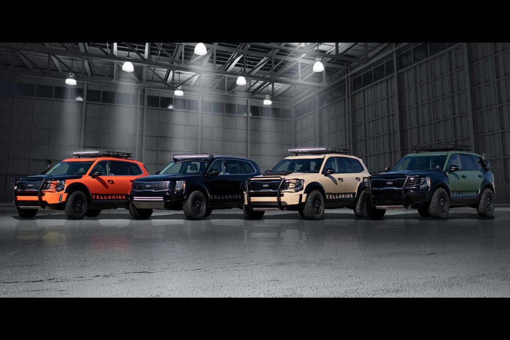 Customised Kia Tellurides SEMA 2018