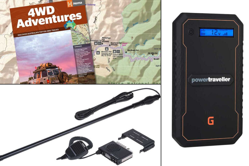 New 4x4 Gear Off-road maps and communication equipment