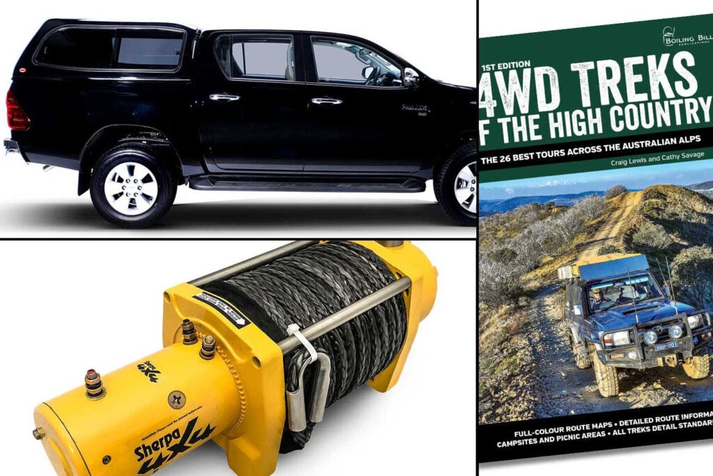 New 4x4 Gear Sherpa winch Sammitr ute canopy 4WD Treks guide