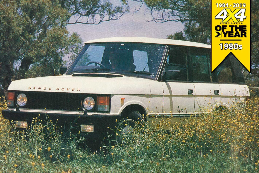 Past 4x4OTY winners 1980s