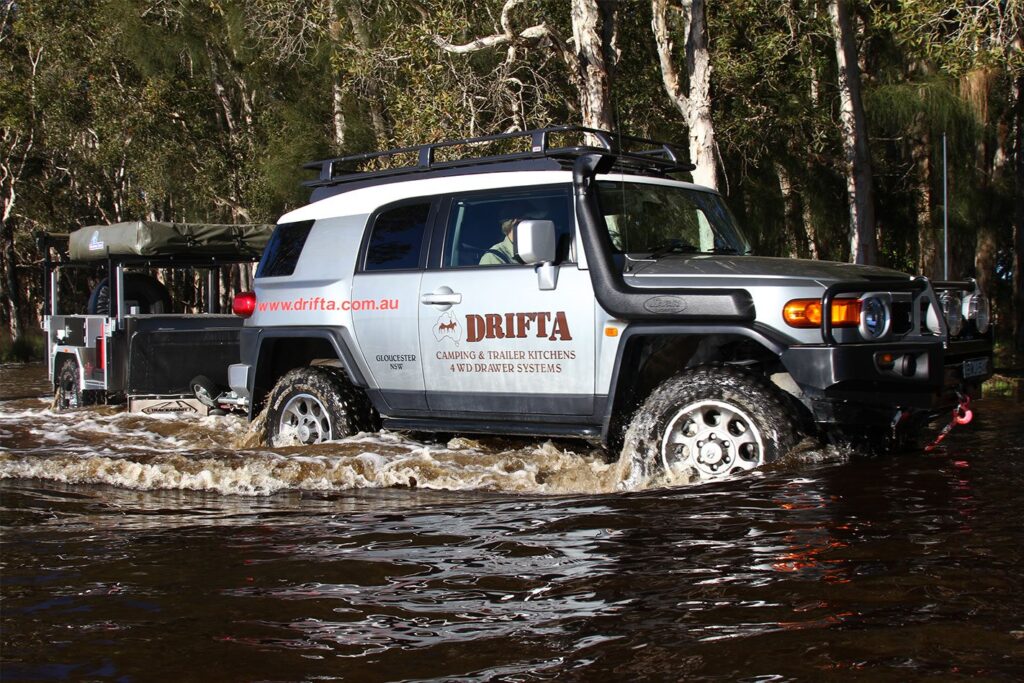 custom toyota fj cruiser and camper trailer review