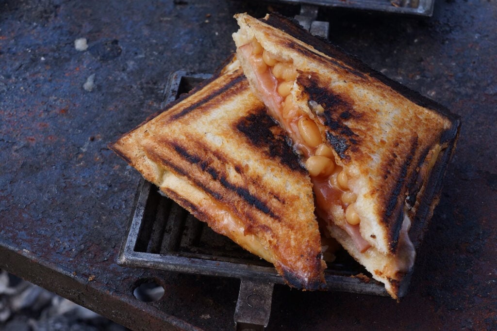Recipe: Campfire-cooked Jaffle Iron Toastie