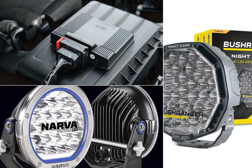 New 4x4 Gear Bushranger Night Hawk Narva Ultima Steinbauer modules