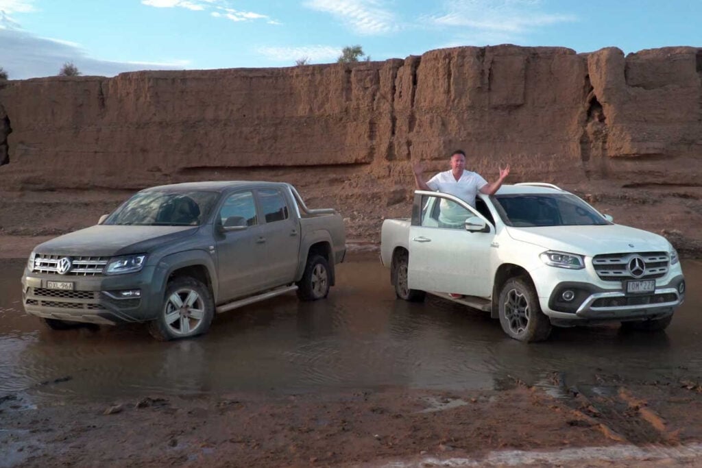 2019 Volkswagen Amarok Ultimate 580 vs Mercedes-Benz X350d video review