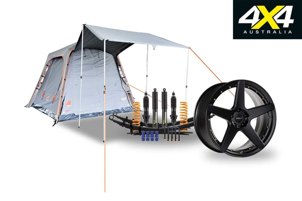 New 4x4 Gear Ironman 4x4 suspension upgrade Pelican iPhone cases Oztent family tent