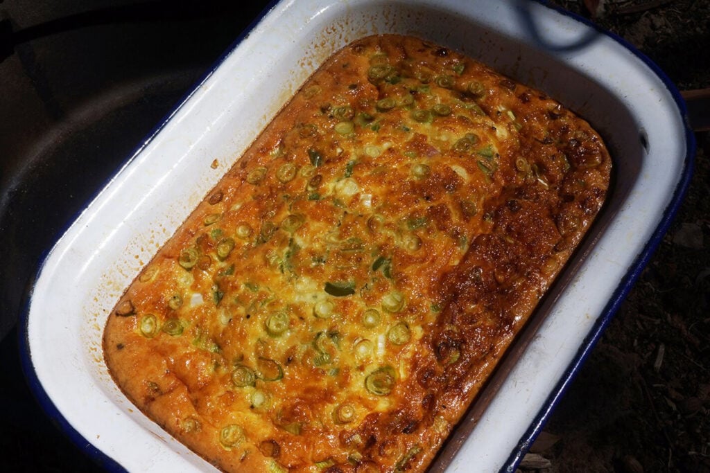 Recipe: Fully baked camp omelette