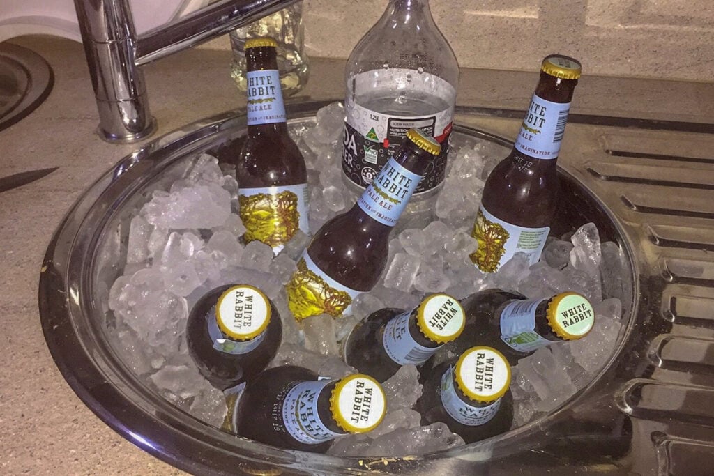 Bulldust Caravan bucket of beer