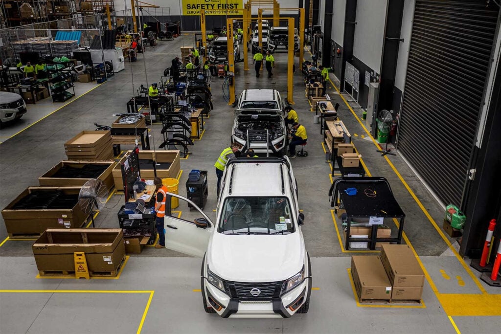 Premcar Nissan Navara Warrior production line