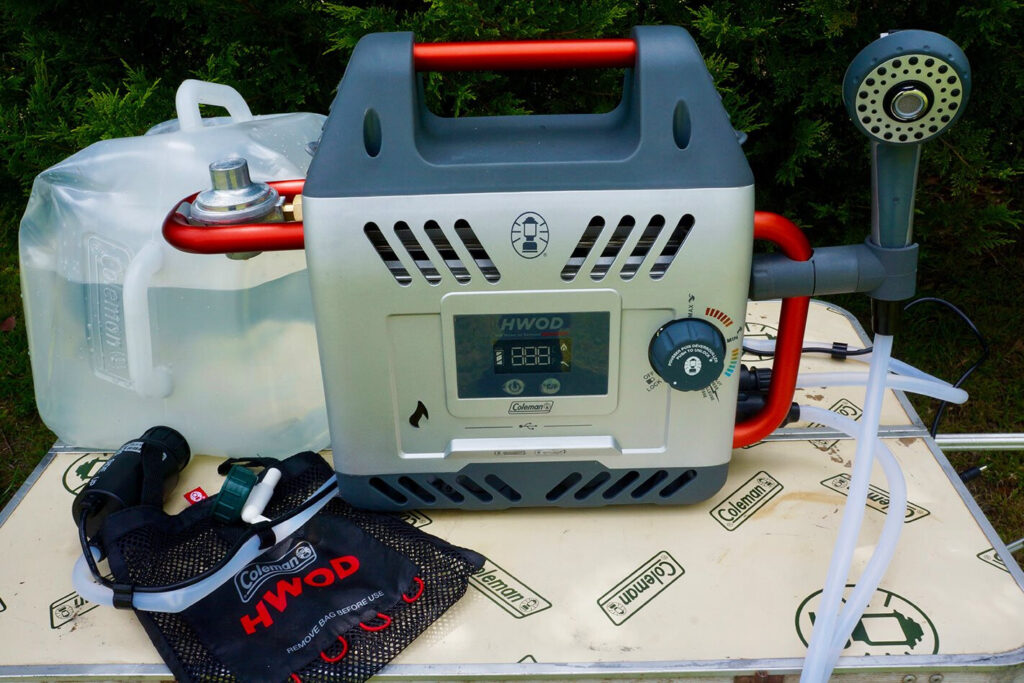 Coleman hot water on Demand Product test main