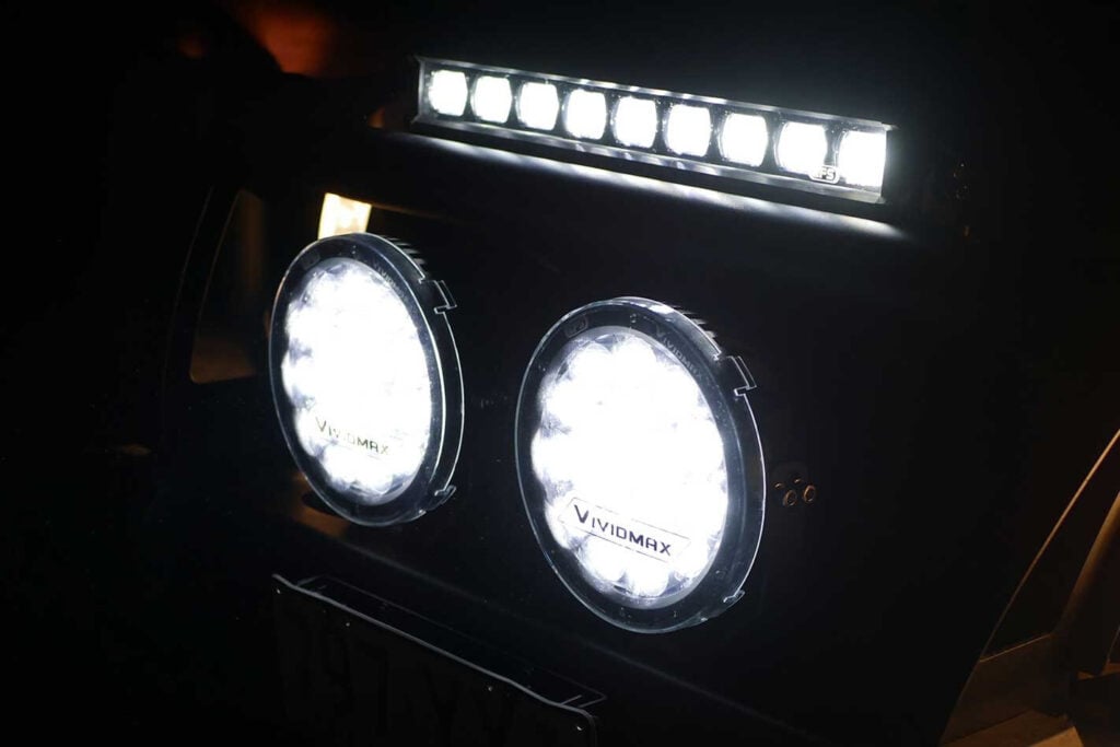 EFS LED Vividmax driving light bar product test