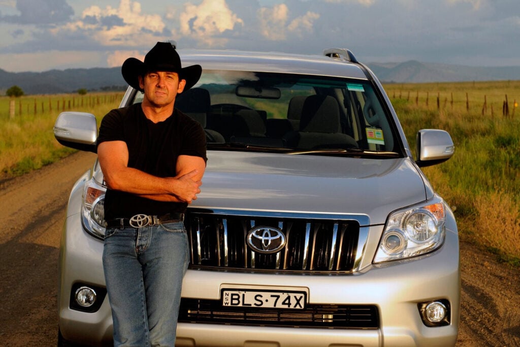 Lee Kernaghan with Toyota Prado