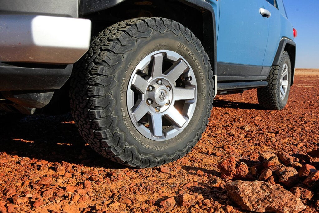 Toyota FJ Cruiser tyres
