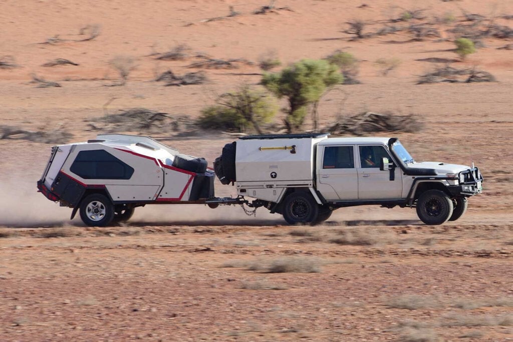 Track Trailer Tvan camper trailer 4x4 product test