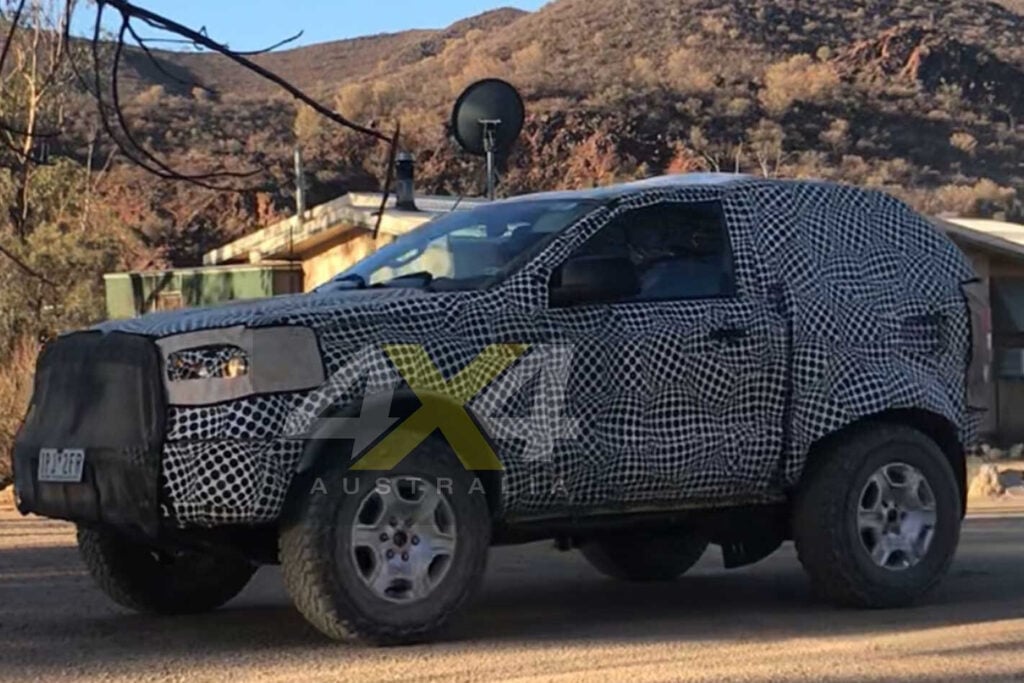 Ford Bronco mules Australia spyshots
