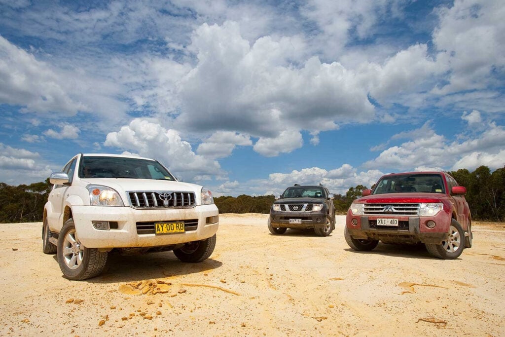 2009 Toyota Prado vs Nissan Pathfinder vs Mitsubishi Pajero comparison