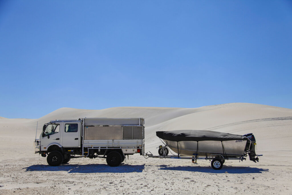 Young families heading off-road