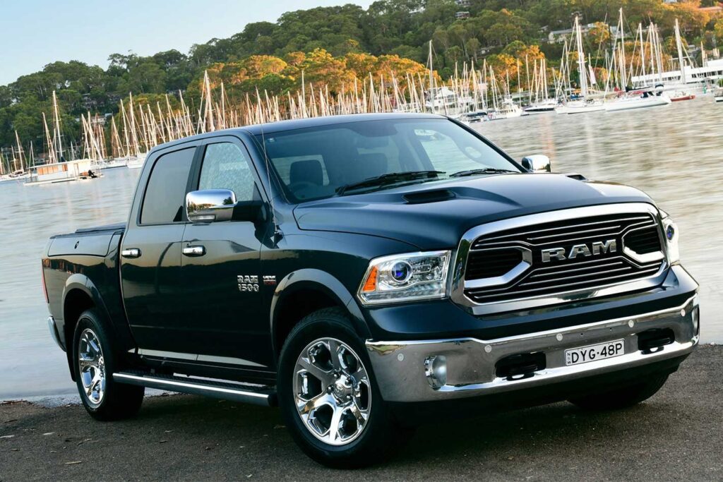 2019 RAM 1500 Laramie new grille raised chrome badging