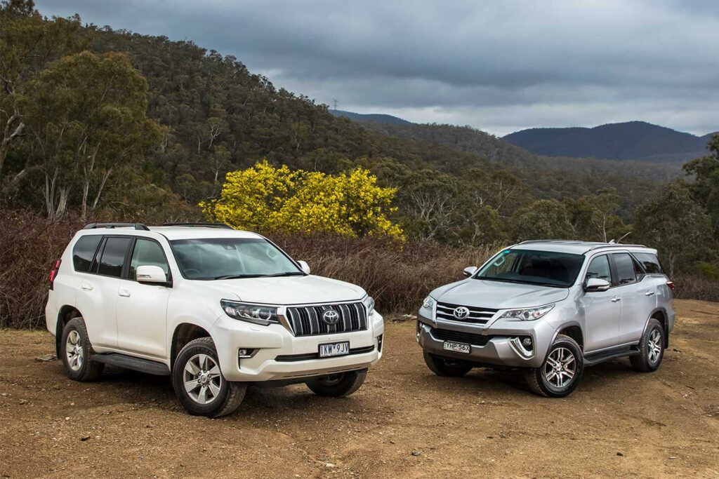 2018 Toyota Prado vs Toyota Fortuner 4x4 comparison review