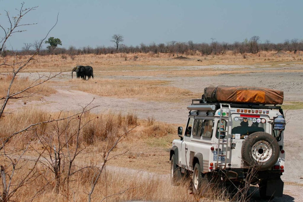 4x4 trip with the Hwange Game Census Zimbabwe
