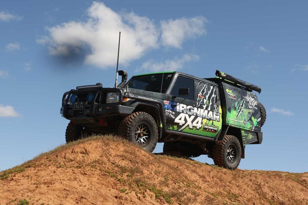 Ironman 4x4 aud10k competition run and won