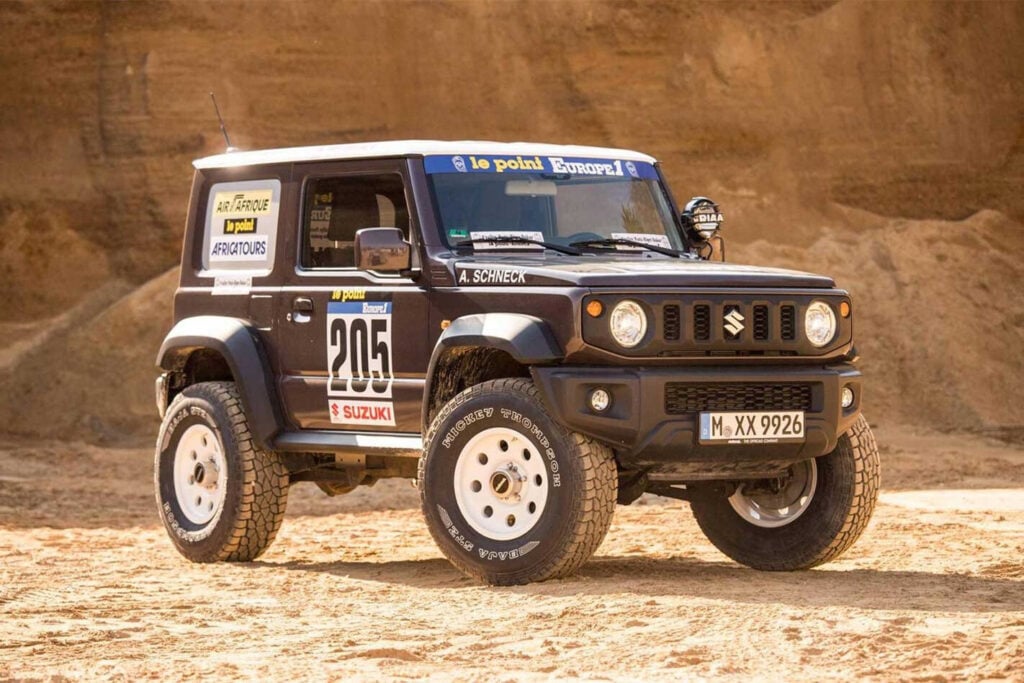 Delta 4x4 Suzuki LJ80 Paris-Dakar rally car