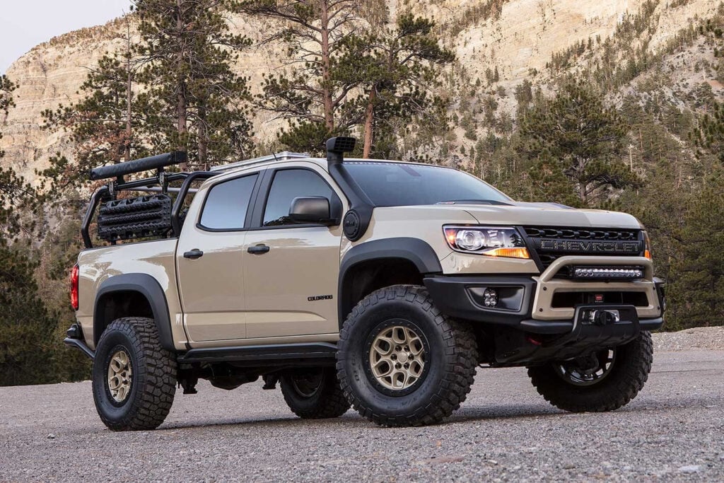 AEV ZR2 Colorado Bison spied