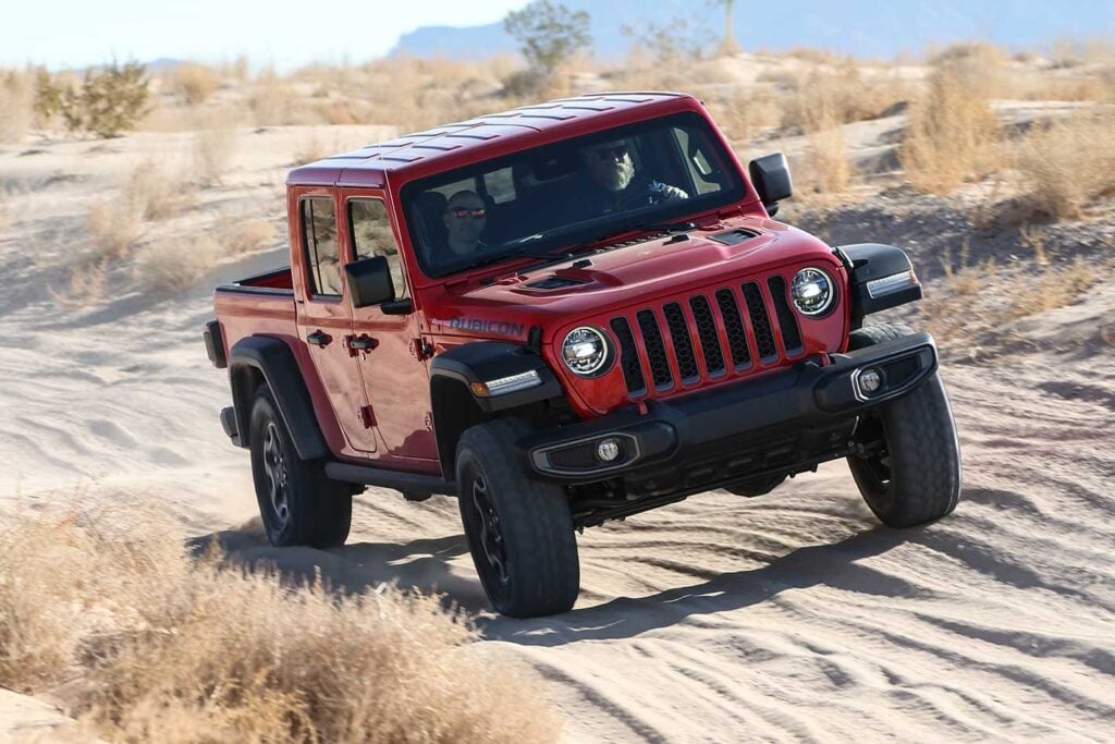 No diesel engine Jeep Gladiator