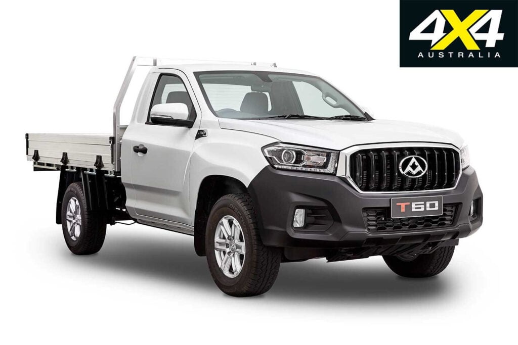 LDV T60 4WD cab chassis pricing released news