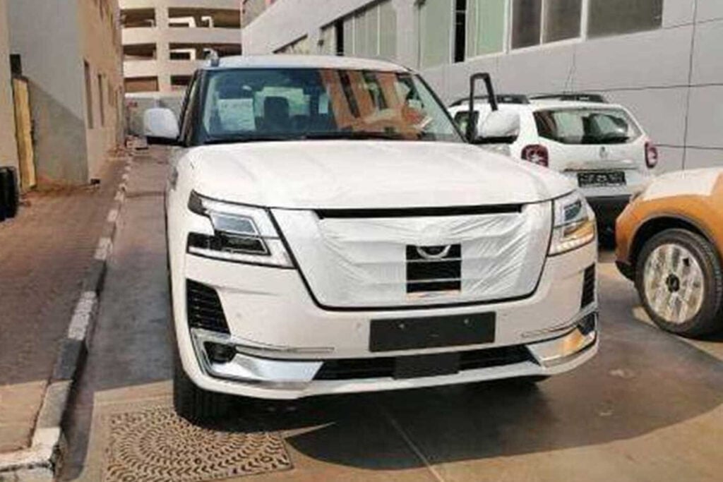 2020 Nissan Patrol spy shots leaked