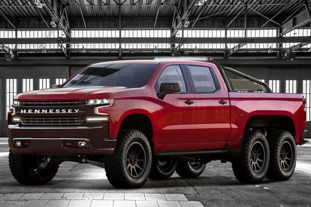Hennessey 6x6 Goliath stretches the Silverado