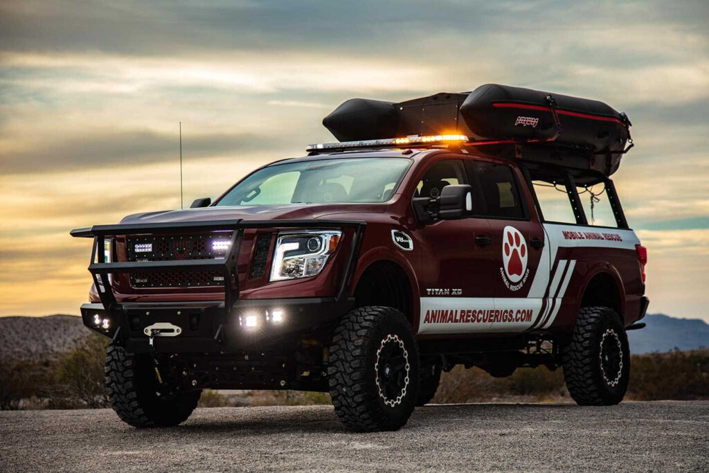 SEMA 2018 Nissan PAWS ONE Titan let loose