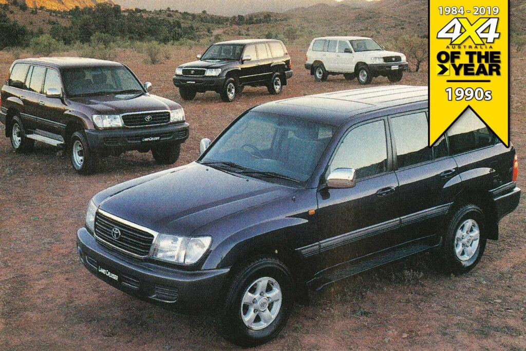 Past 4x4OTY winners 1990s