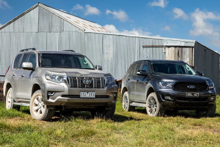 Toyota Prado GXL vs Ford Everest Sport