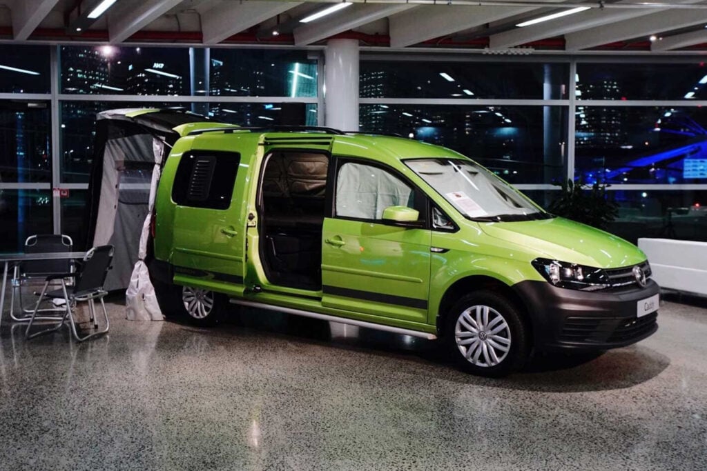 VW Caddy Beach campervan 2018 Melbourne Leisurefest