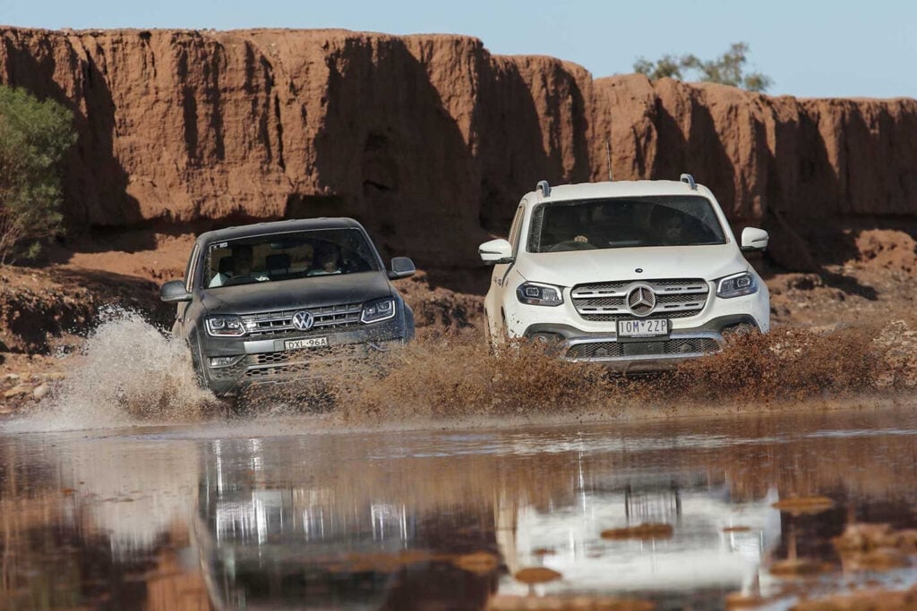 2019 Volkswagen Amarok Ultimate 580 vs Mercedes-Benz X350d comparison 4x4 review