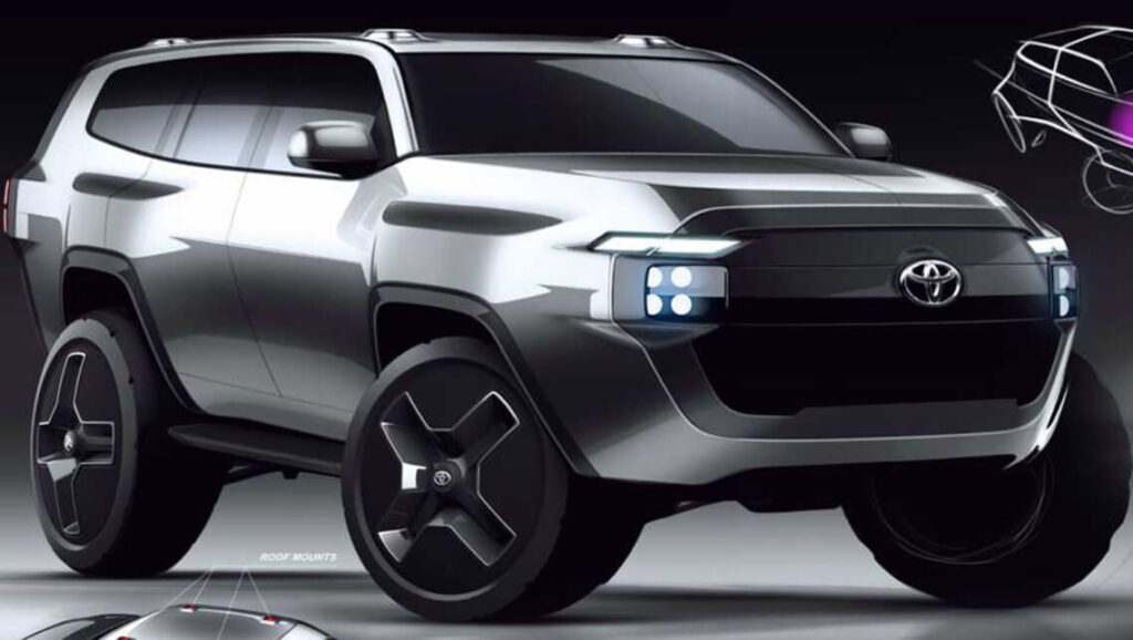 2022 Toyota LandCruiser 300 sketch