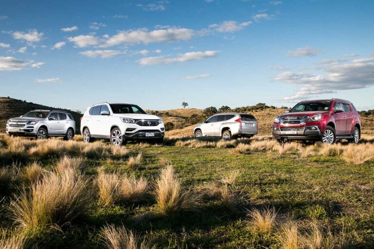 2019 Ssangyong Rexton vs Mitsubishi Pajero Sport vs Isuzu MU-X vs Holden Trailblazer 4x4 comparison review